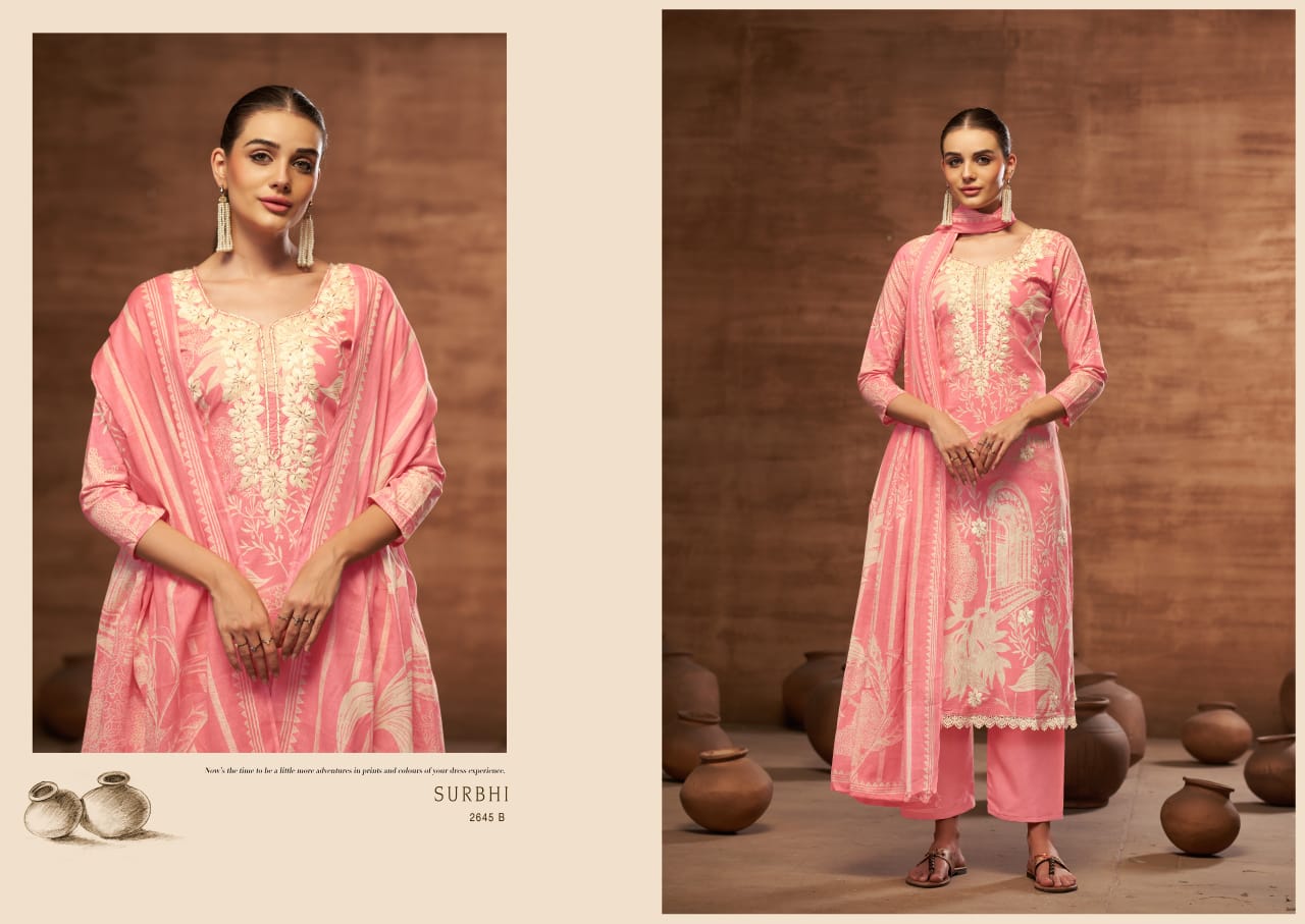Surbhi by Sargam Cambric Printed Designer Salwar Suit Suppliers In India